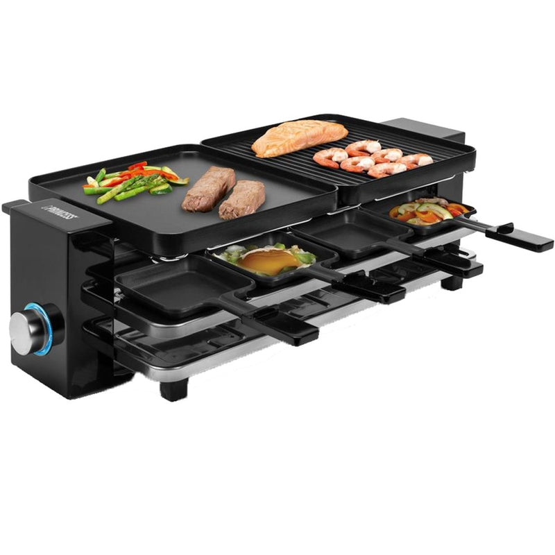 Afbeelding laden in galerijviewer, Princess 162925 raclette piano black 8 gourmetstel (zwart)
