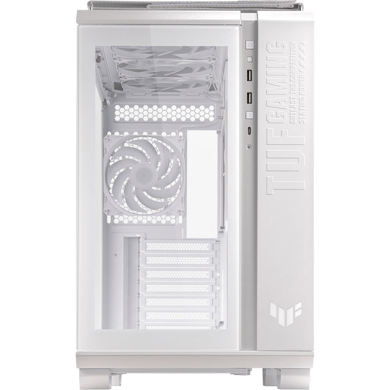 Afbeelding laden in galerijviewer, Asus tuf gaming gt502 plus midi tower behuizing (wit | 2x usb-a | 1x usb-c | tempered glass)
