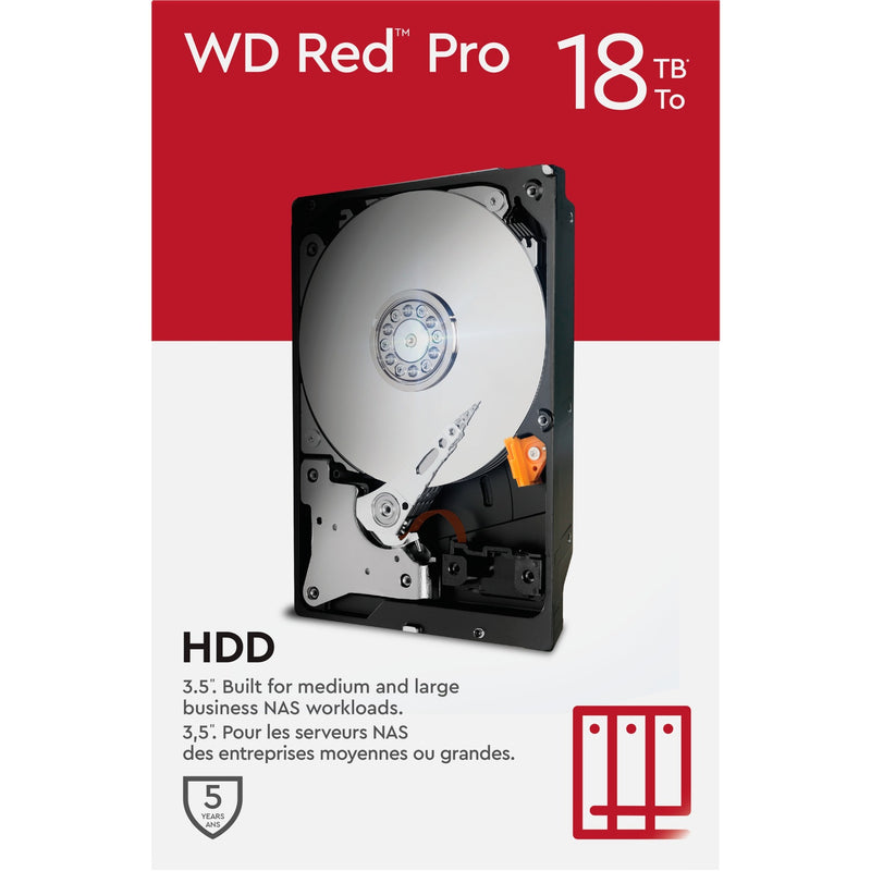 Afbeelding laden in galerijviewer, Wd red pro 18 tb harde schijf (181kfgx, sata 600, 24 7, af)
