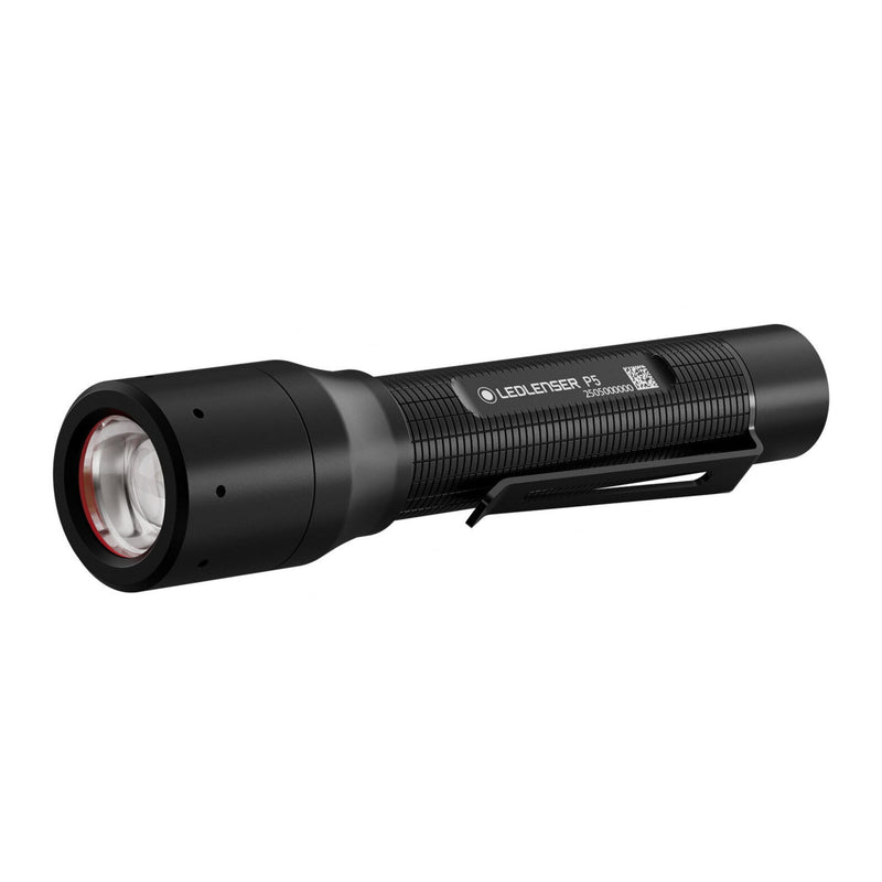 Afbeelding laden in galerijviewer, Ledlenser p5 zaklamp (zwart, 200 lm, 6000-7500k)
