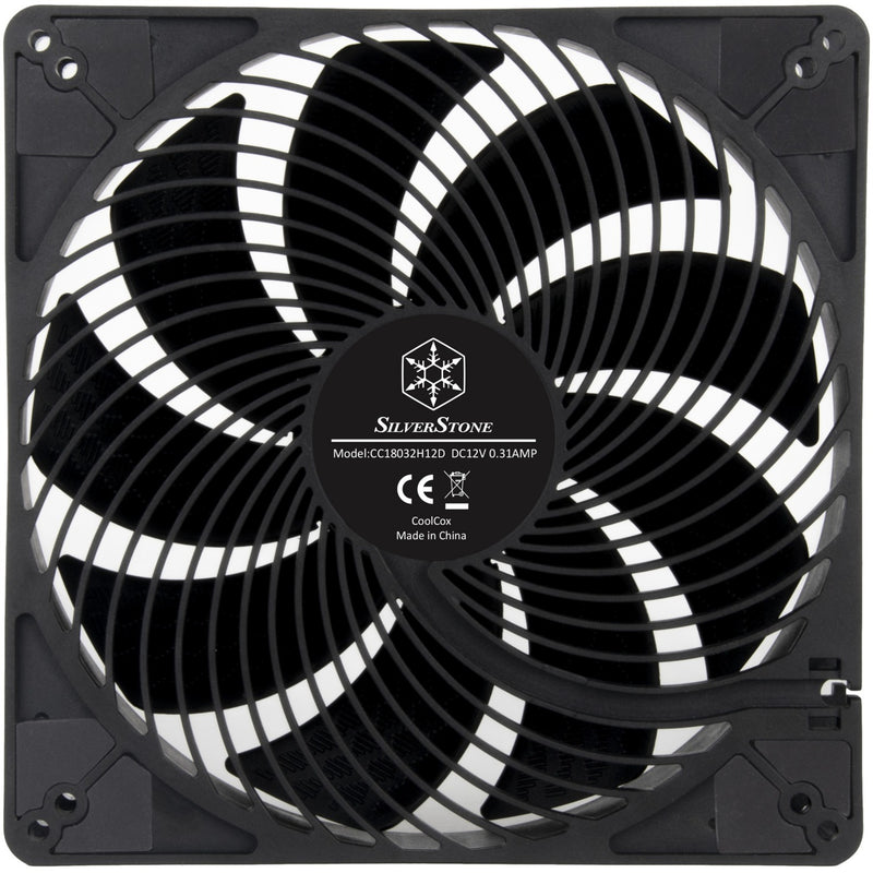 Afbeelding laden in galerijviewer, Silverstone air penetrator 184i pro case fan (zwart, 180 x 180 x 32 mm, pwm)
