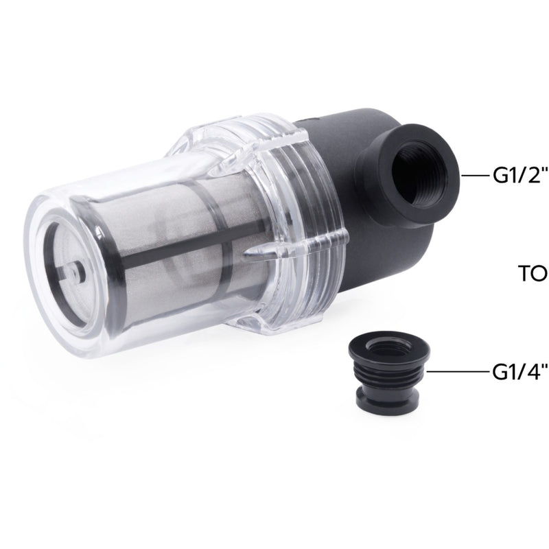 Afbeelding laden in galerijviewer, Alphacool es big inline filter 2xg1 (zwart transparant)
