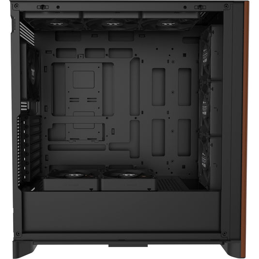 Thermaltake s370 ws midi tower behuizing (zwart | 2x usb-a | 1x usb-c | tempered glass)