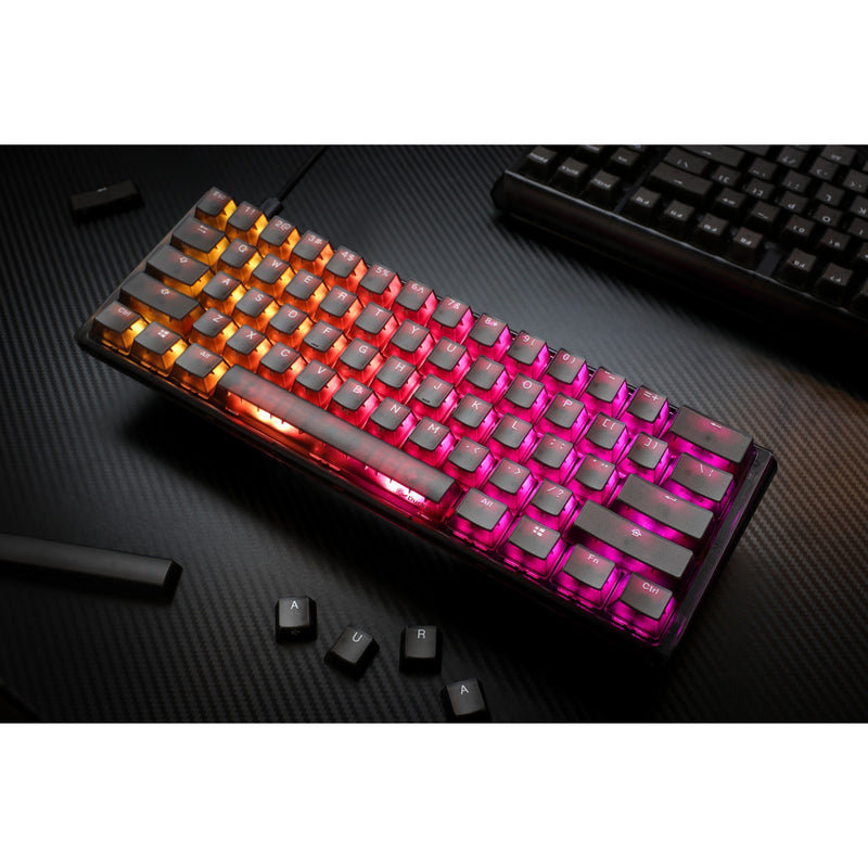 Afbeelding laden in galerijviewer, Ducky one 3 mini aura rgb mechanisch toetsenbord (zwart, us lay-out (qwerty), cherry mx brown, 60%, abs double shot, hot swap)
