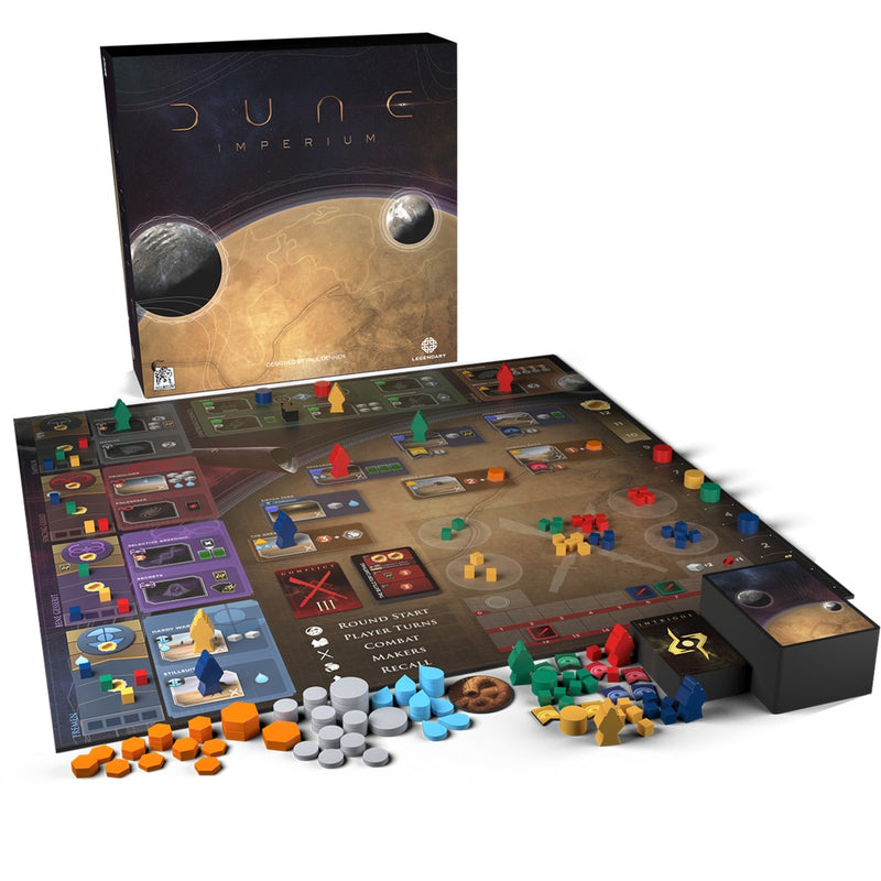 Afbeelding laden in galerijviewer, Asmodee dune: imperium bordspel (engels, 1 - 4 spelers, 60 - 120 minuten, vanaf 14 jaar)
