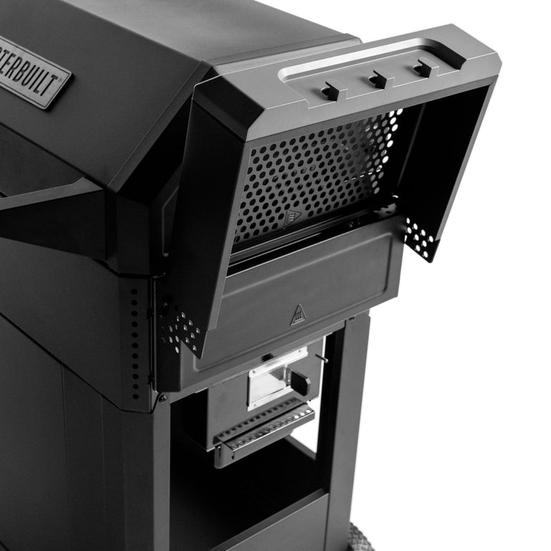Afbeelding laden in galerijviewer, Masterbuilt autoignite series 545 digitale houtskoolbarbecue en -rookoven (zwart, wifi-besturing)
