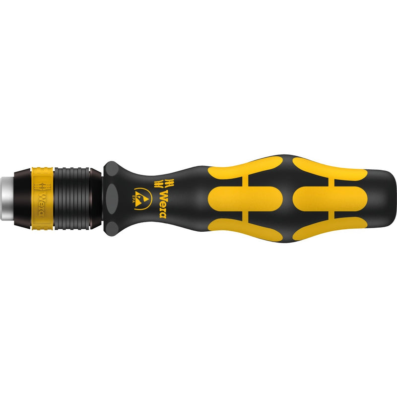 Afbeelding laden in galerijviewer, Wera bits-handhouder 813 r schroevendraaier (zwart geel, esd, niet magnetisch, 90mm)
