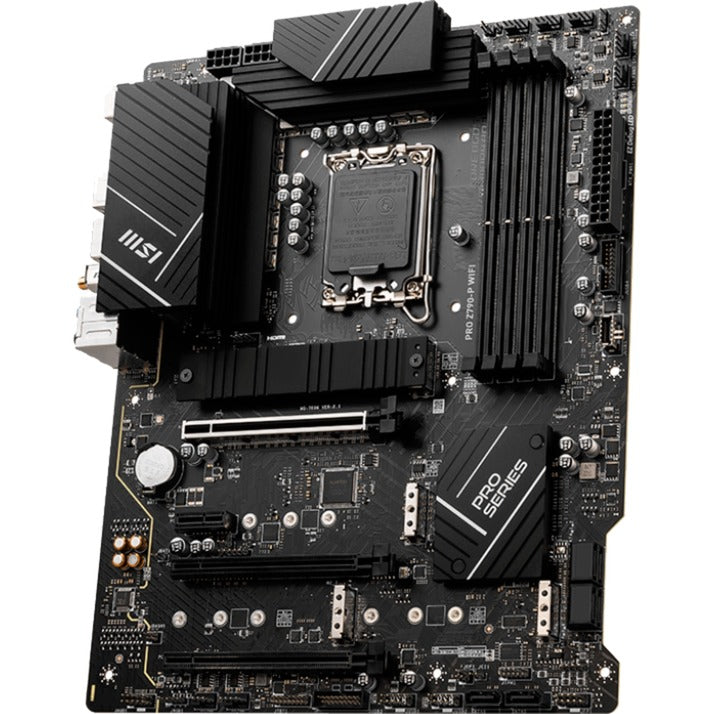 Afbeelding laden in galerijviewer, Msi pro z790-p wifi socket 1700 moederbord (zwart, raid, 2.5 gb-lan, wi-fi 6e, bt, sound, atx)
