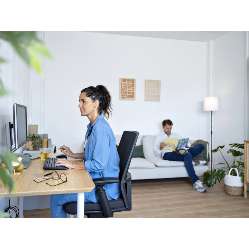 Afbeelding laden in galerijviewer, Trust trezo comfort draadloze toetsenbord- en muisset desktopset (zwart, us lay-out (qwerty), 100%)
