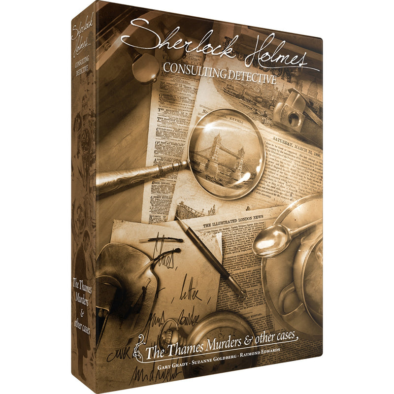 Afbeelding laden in galerijviewer, Asmodee sherlock holmes consulting detective: the thames murders other cases bordspel (engels, 1 - 8 spelers, 60 - 90 minuten, vanaf 12 jaar)
