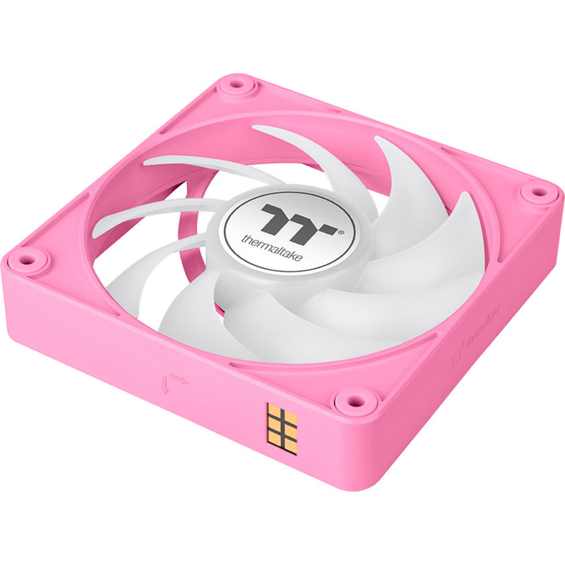Afbeelding laden in galerijviewer, Thermaltake ct120 ex argb sync pc cooling fan pink (3-fan pack) case fans (pink, 3 stuks, 120 x 120 x 25 mm, pwm)
