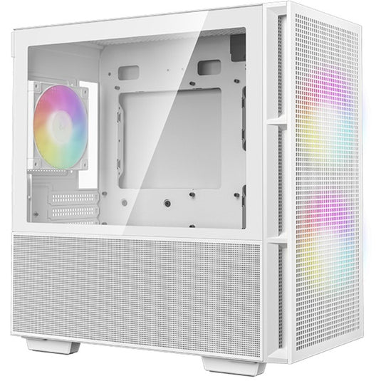 Deepcool ch360 mini tower behuizing (wit | 1x usb-a | 1x usb-c | rgb | window)