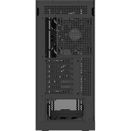 Thermaltake s370 ws midi tower behuizing (zwart | 2x usb-a | 1x usb-c | tempered glass)