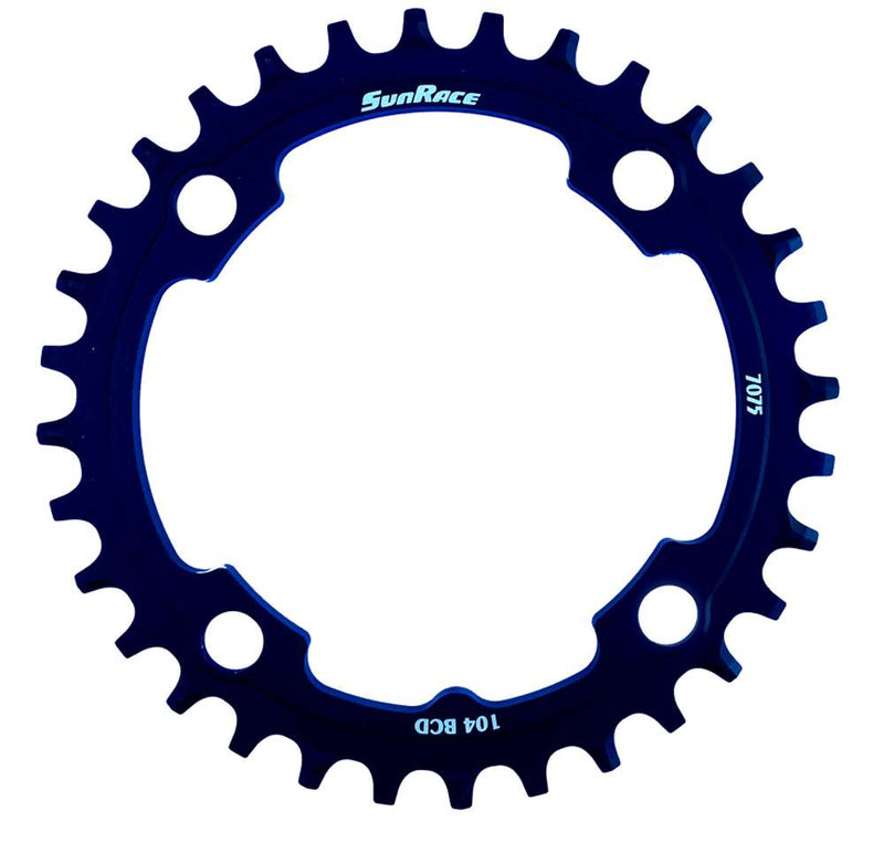 Afbeelding laden in galerijviewer, Sunrace crmx04 1x11-speed bcd 104 narrow wide chainring
