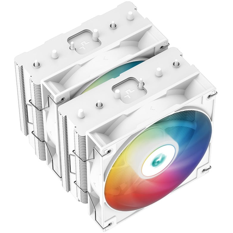 Afbeelding laden in galerijviewer, Deepcool ag620 wh argb cpu-koeler (wit, 4-pin pwm, rgb led)

