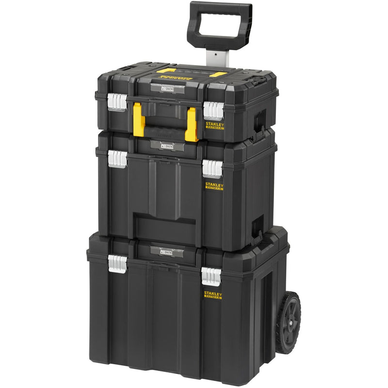 Afbeelding laden in galerijviewer, Stanley fatmax pro-stack 3 in 1 moduleerbare opbergkoffers gereedschapsbox (zwart geel)
