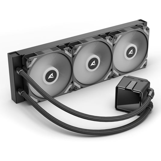 Sharkoon s60 argb waterkoeling (zwart, 4-pin pwm)