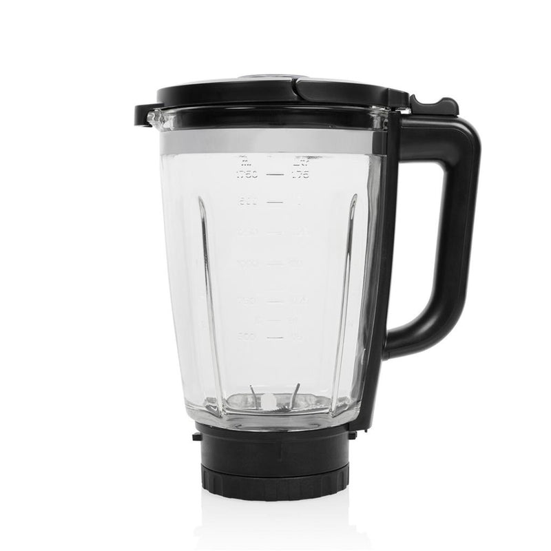 Afbeelding laden in galerijviewer, Princess 212094 blender solid pro (roestvrij staal zwart, 1,75 liter | rvs messenblok 6 messen | auto-clean-functie | onderdelen vaatwasserbestending)

