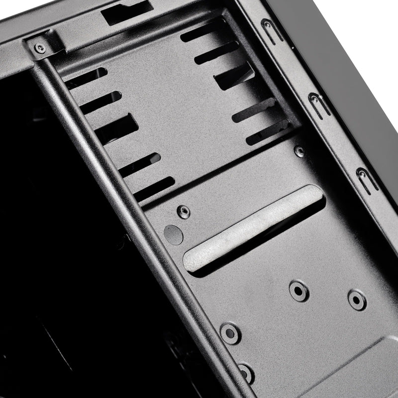 Afbeelding laden in galerijviewer, Silverstone sst-ps13b midi tower behuizing (zwart | 2x usb-a)
