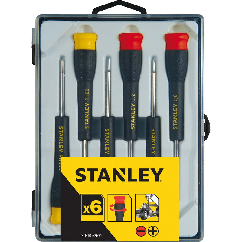 Afbeelding laden in galerijviewer, Stanley precisieschroevendraaierset (6-delig)
