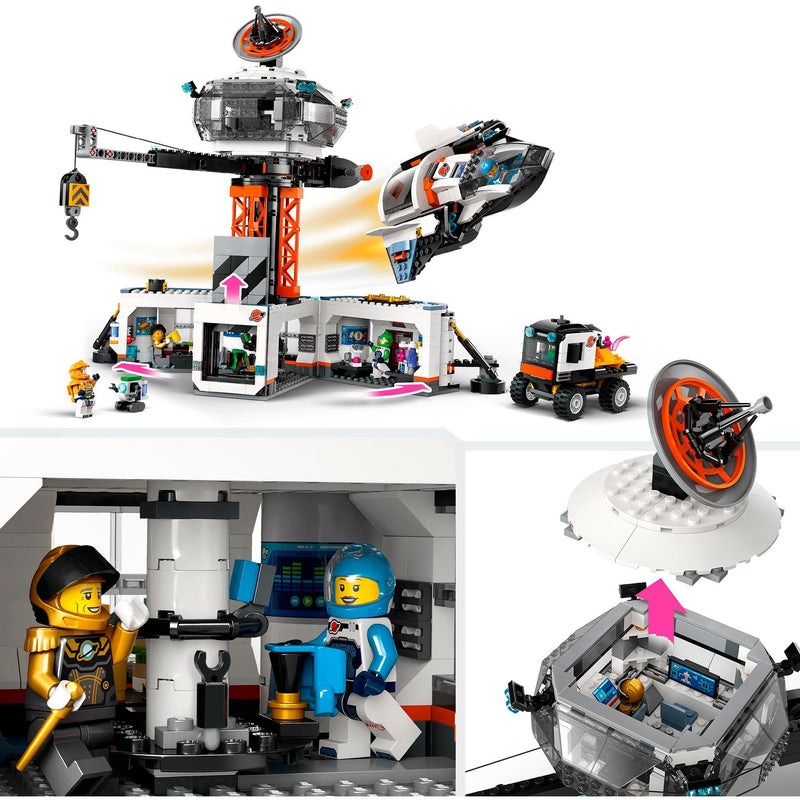 Afbeelding laden in galerijviewer, Lego city - ruimtebasis en raketlanceringsplatform constructiespeelgoed (60434)
