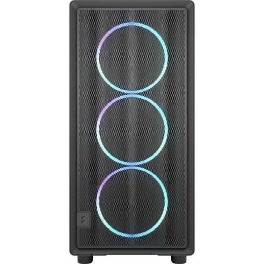 Fractal design epoch xl tg rgb midi tower behuizing (zwart | 2x usb-a | 1x usb-c | rgb | tempered glass)