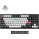 Keychron q3 he qmk-m1 rgb mechanisch toetsenbord (zwart, us lay-out (qwerty), gateron double-rail magnetic nebula, 80% (tkl), rgb leds, osa double-shot pbt, hot swap, knob, 2.4ghz | bluetooth 5.1 | usb-c)
