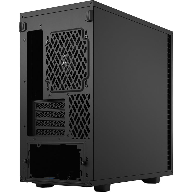 Afbeelding laden in galerijviewer, Fractal design define 7 mini black solid midi tower behuizing (zwart | 4x usb-a | 1x usb-c)
