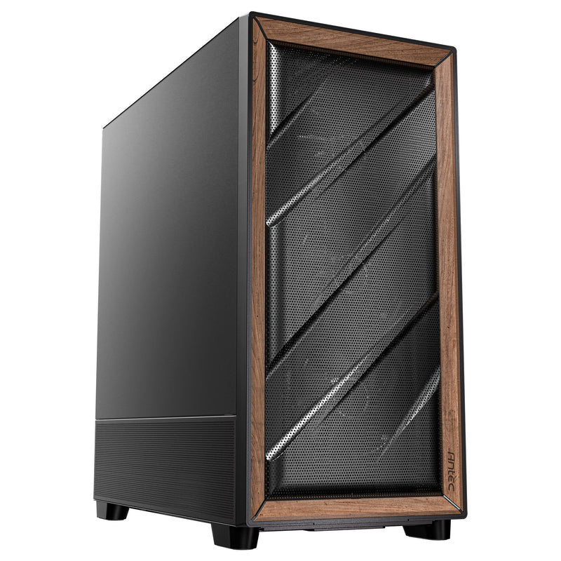 Afbeelding laden in galerijviewer, Antec flux se midi tower behuizing (zwart | 2x usb-a | 1x usb-c)
