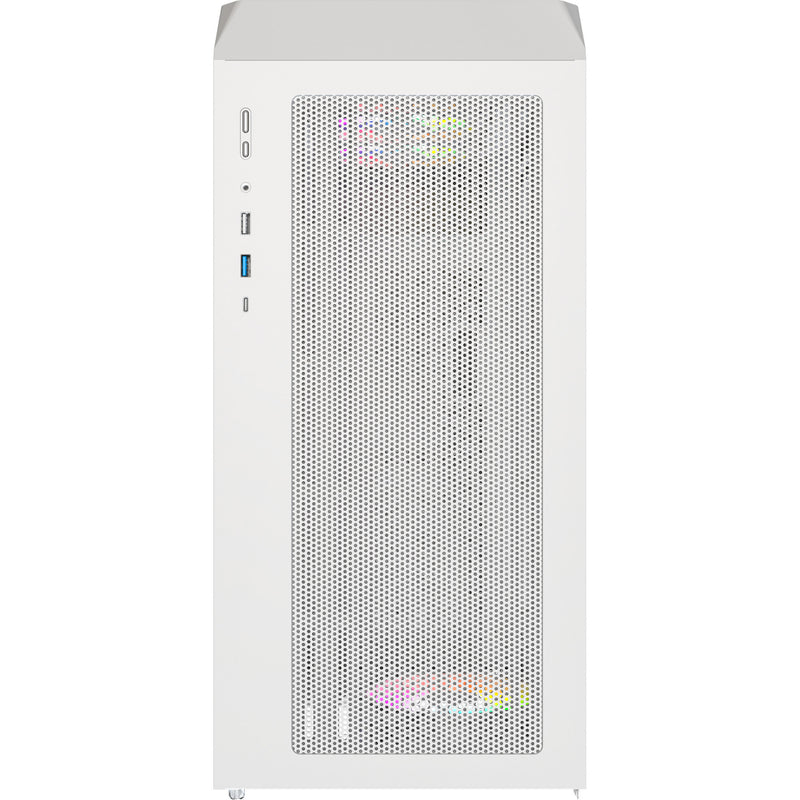 Afbeelding laden in galerijviewer, Montech x5m midi tower behuizing (wit | 2x usb-a | 1x usb-c | rgb | tempered glass)
