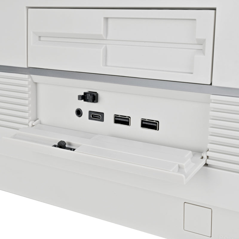 Afbeelding laden in galerijviewer, Silverstone flp01 htpc behuizing (crème | 2x usb-a | 1x usb-c)
