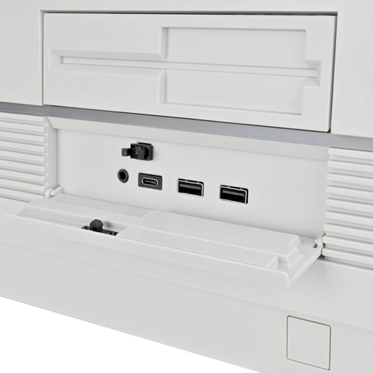Silverstone flp01 htpc behuizing (crème | 2x usb-a | 1x usb-c)