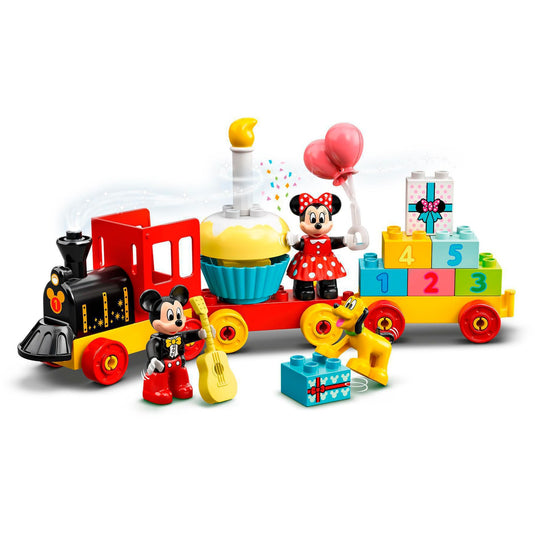 Lego duplo disney mickey minnie verjaardagstrein, bouwbaar speelgoed voor peuters 10941