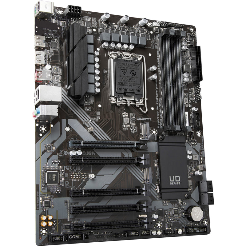 Afbeelding laden in galerijviewer, Gigabyte b760 ds3h ddr4 socket 1700 moederbord (zwart grijs, raid, gb-lan, sound, atx)

