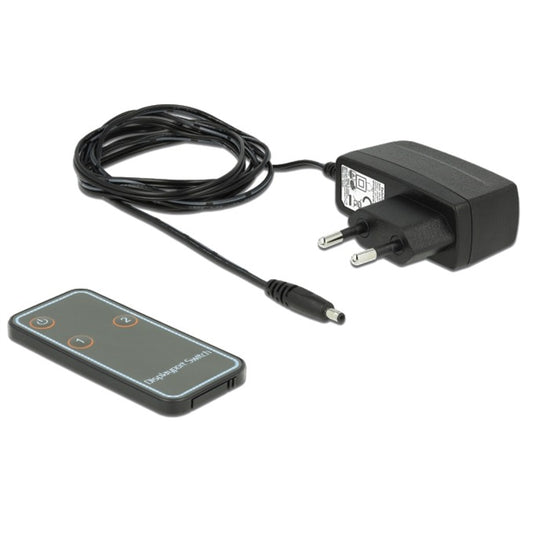 Delock displayport switch 2x 2 displayport in naar 1x 2 displayport out (zwart)