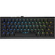 Ducky one x mini wireless rgb mechanisch toetsenbord (zwart, us lay-out (qwerty), inductive, 60%, hot-swappable, pbt, 2.4 ghz | bluetooth | usb-c)
