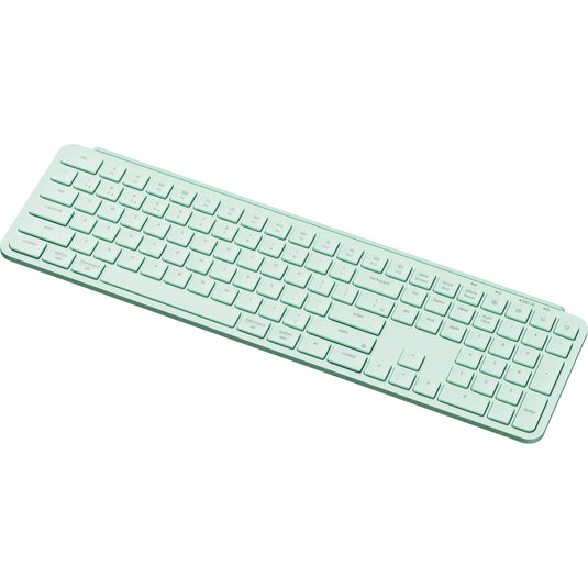 Keychron b6 pro-k7 toetsenbord (mint, us lay-out (qwerty), scissor switches, 100%, abs, 2.4 ghz | bluetooth 5.2 | usb-c)