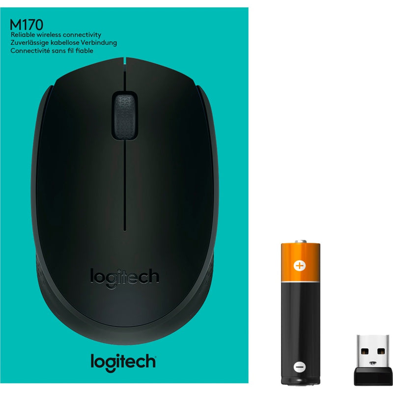 Afbeelding laden in galerijviewer, Logitech b170 muis (zwart, draadloos)
