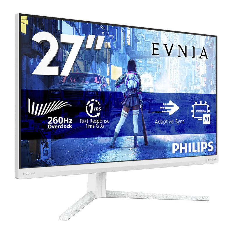 Afbeelding laden in galerijviewer, Philips evnia 27m2n5201p 27 gaming monitor (wit, 2x hdmi, 1x displayport, 260 hz (oc))
