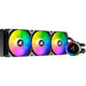 Sharkoon s90 rgb waterkoeling (zwart, 4-pins pwm fan-connector)
