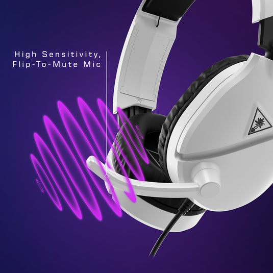 Turtle beach ear force recon 70x white (2024) over-ear gaming headset (wit, xbox series x|s, xbox one, ps4, ps5, switch, pc, mobile)