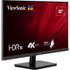 Viewsonic va3208-4k-hd 31.5 monitor (zwart (mat), 2x hdmi, 1x displayport)