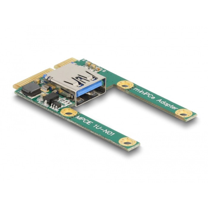 Afbeelding laden in galerijviewer, Delock mini pcie i o 1 x usb 2.0 type-a female full size half size controller
