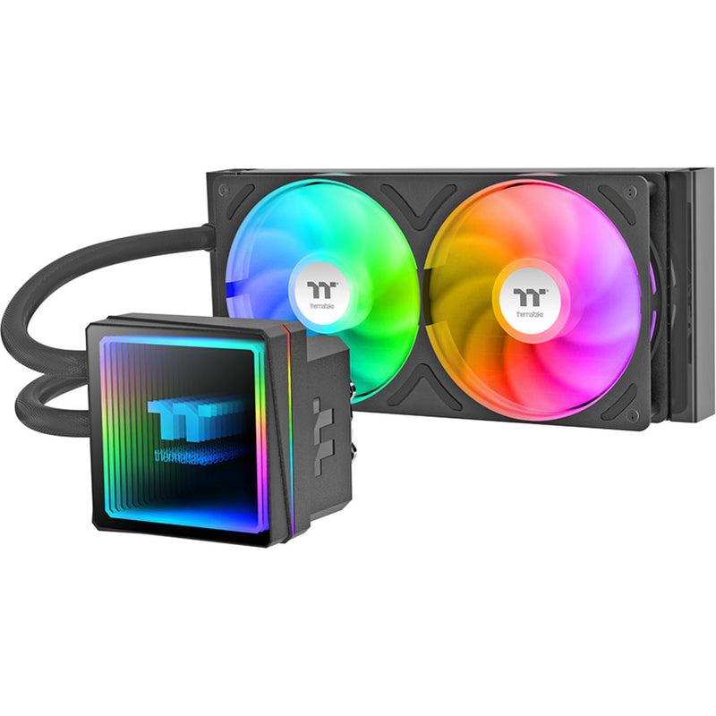 Afbeelding laden in galerijviewer, Thermaltake th240-s v3 argb sync aio liquid cooler waterkoeling (zwart)

