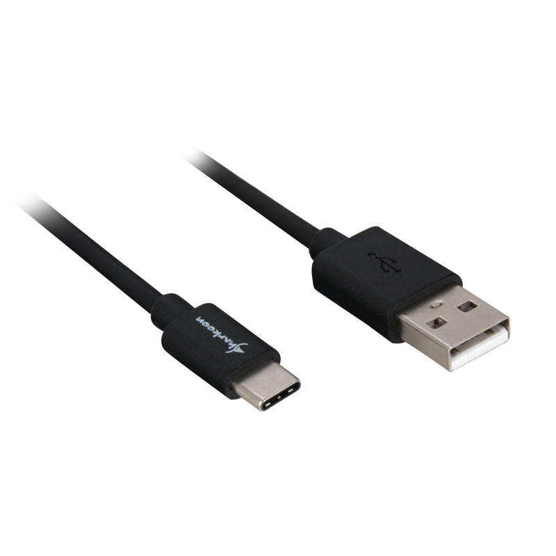 Afbeelding laden in galerijviewer, Sharkoon usb-a 2.0 - usb-c kabel (zwart, 3 meter)

