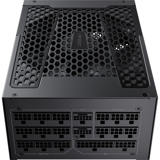Antec signature 2200 platinum atx3.1 modulaire 2200 watt voeding (zwart, 2x 12v-2x6, 6x pcie)