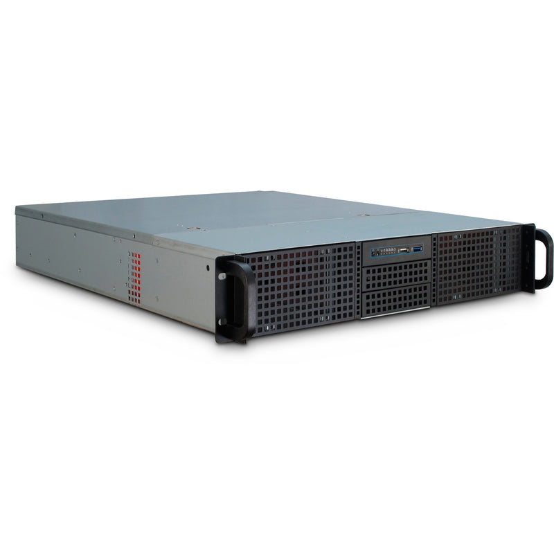Afbeelding laden in galerijviewer, Inter-tech ipc 2u-20255 rack behuizing (zwart | 2x usb-a)

