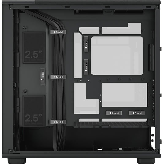 Fractal design epoch xl tg rgb midi tower behuizing (zwart | 2x usb-a | 1x usb-c | rgb | tempered glass)