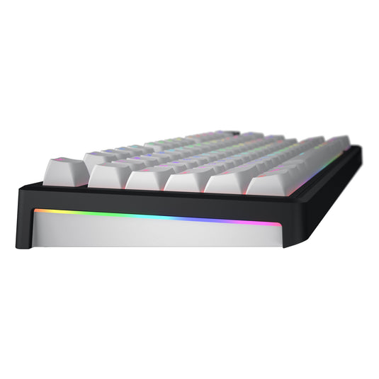 Hator skyfall wireless rgb mechanisch gaming toetsenbord (zwart, us lay-out (qwerty), hator aurum lemon, 80% (tkl), rgb, double shot abs, hot-swap, 2.4ghz | bluetooth | usb-c)