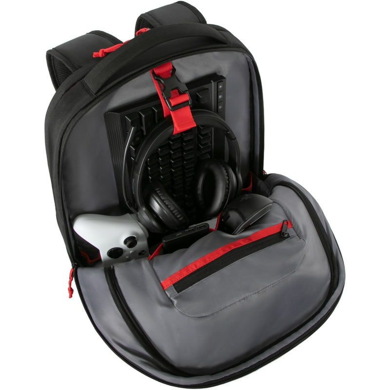 Afbeelding laden in galerijviewer, Targus 17.3” strike ii gaming backpack rugzak (zwart)

